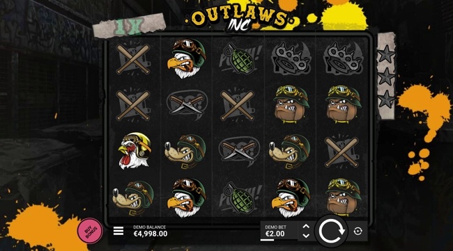 Outlaws inc start screen